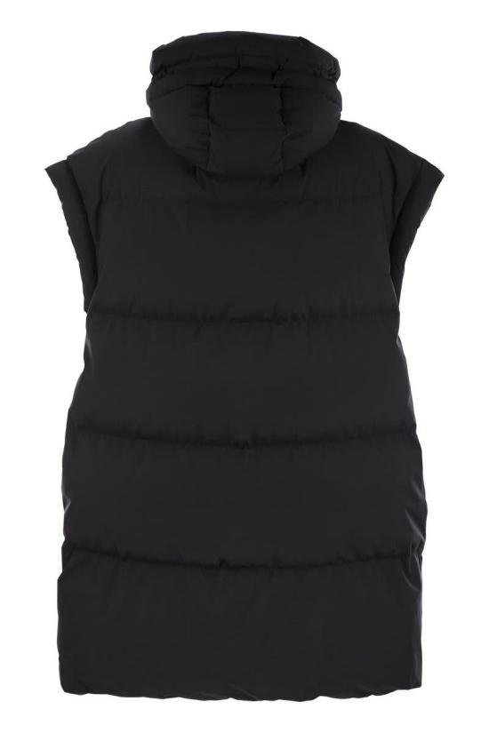 24FW 에르노 베스트 PI00372DL 11106 9300 Black - HERNO