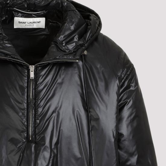  생로랑 코트 758264 Y5F65 1000 Black - SAINT LAURENT