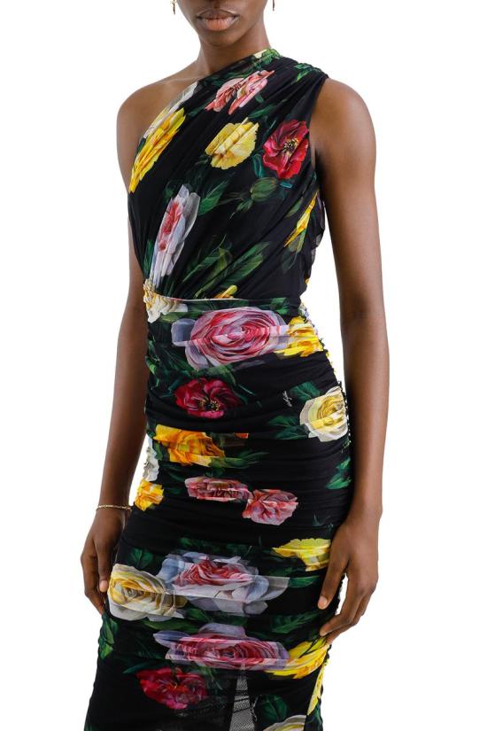 25FW 돌체앤가바나 원피스 F6AHZTFSUBIHN5IY PEONIES - DOLCE & GABBANA