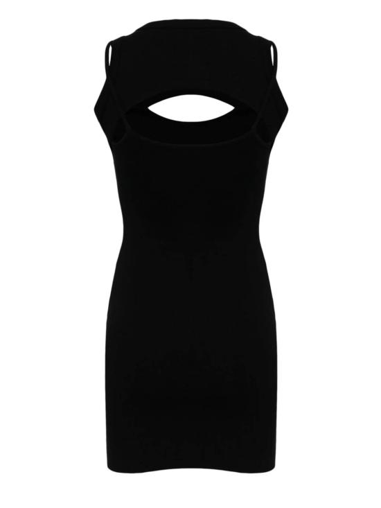 25SS 오프화이트 숏 원피스 OWDB496C99JER001 1001 Black whit - OFF WHITE