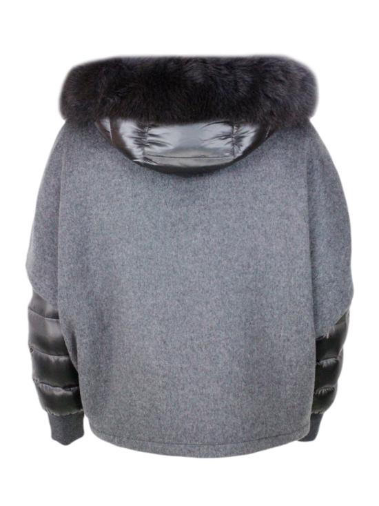 25FW 무레르 숏패딩 PEGASO CWR 24 Grey - MOORER