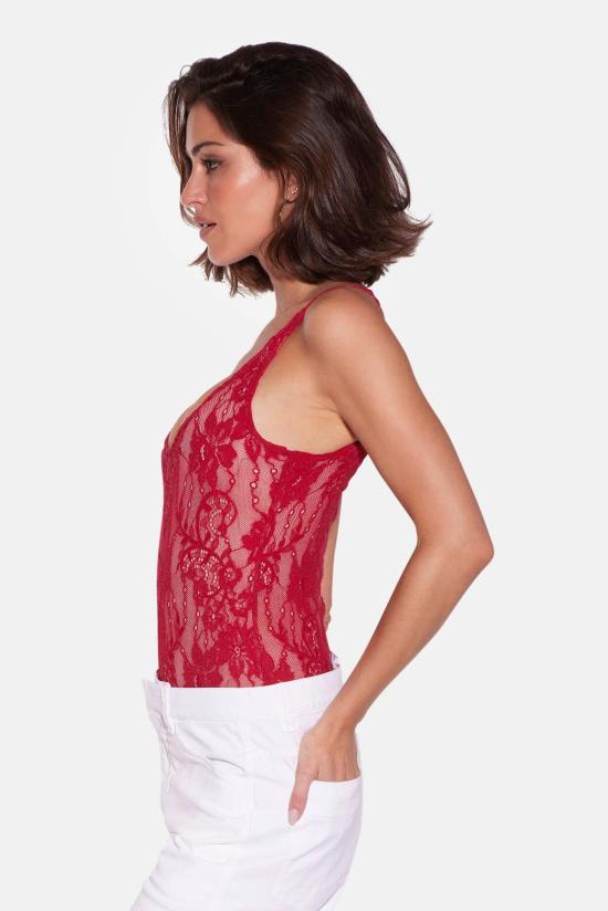  Hides 민소매 티셔츠 하이드 재거 레이스 바디수트 - HIDES