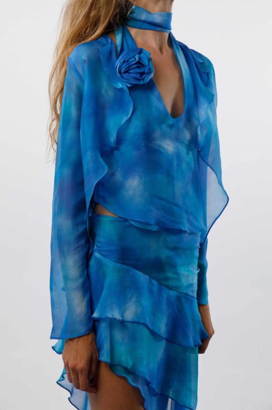  Caro Luna 블라우스 카로 루나 마누 오픈 셔츠 - CARO LUNA