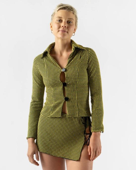  Caro Luna 후드 티셔츠 카로 루나 마야 자카드 셔츠 - OTHER BRANDS