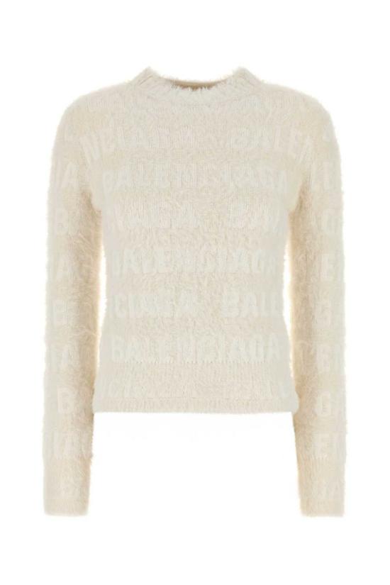 24FW 발렌시아가 스웨터 769027T6230 9002 WHITE