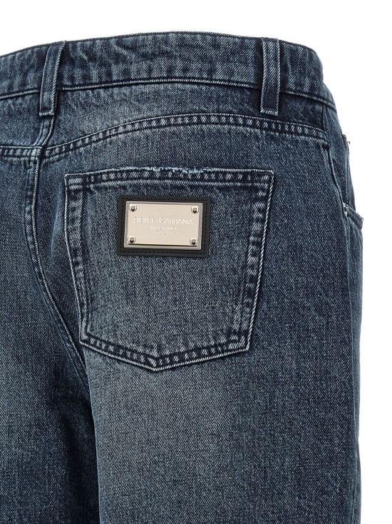  돌체앤가바나 데님 팬츠 FTAIADG8KR4 S9001 NAVY - DOLCE & GABBANA