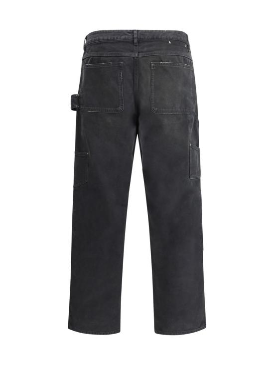 25SS 골든구스 스트레이트 팬츠 GMP01942P00192190100 Black