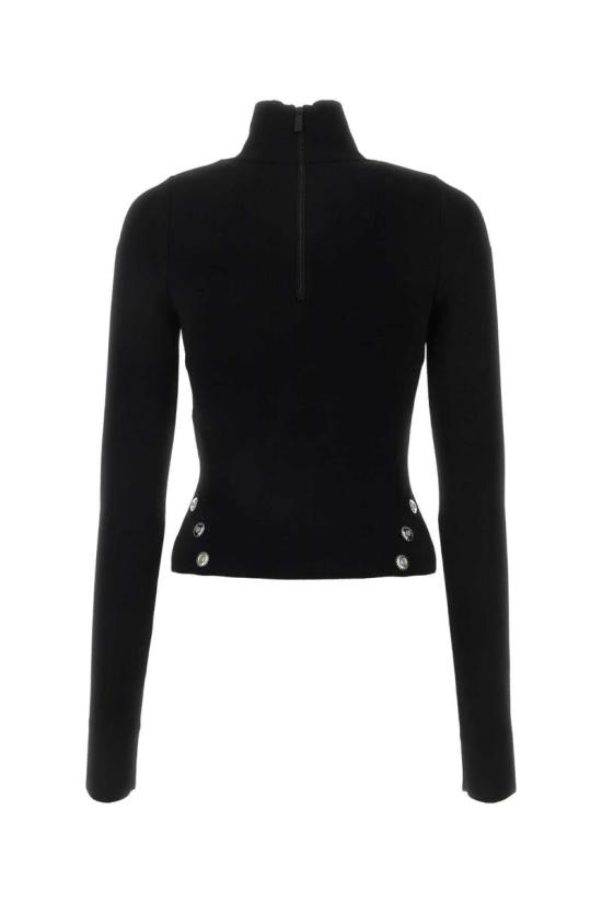  오프화이트 블라우스 OWHF049F23KNI001 1000 Black - OFF WHITE