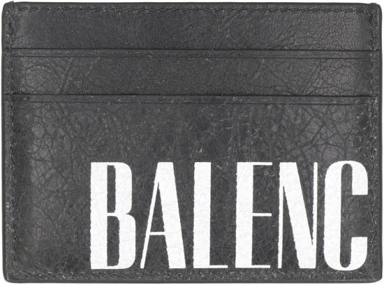 25SS 발렌시아가 에디터 카드 홀더  8274382ABO0 1060 Black - BALENCIAGA