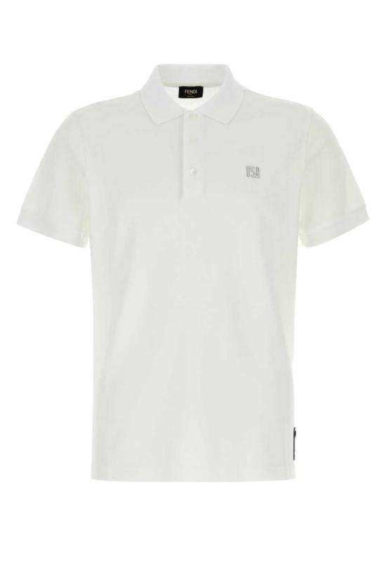 26SS 펜디 폴로 티셔츠 FY0985AUA5 F0QA0 WHITE