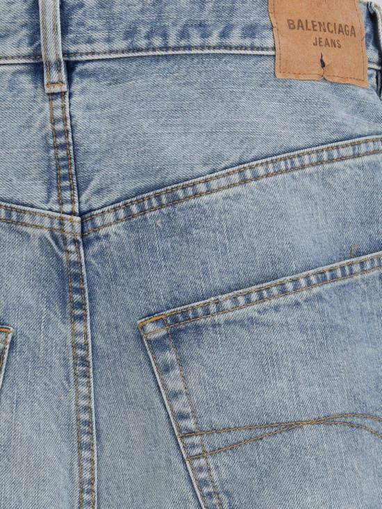25FW 발렌시아가 데님 숏팬츠 745213 TRW55 6185 BLUE - BALENCIAGA