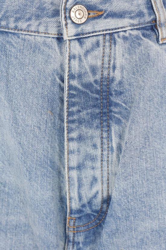 25FW 발렌시아가 데님 숏팬츠 745213 TRW55 6185 BLUE - BALENCIAGA