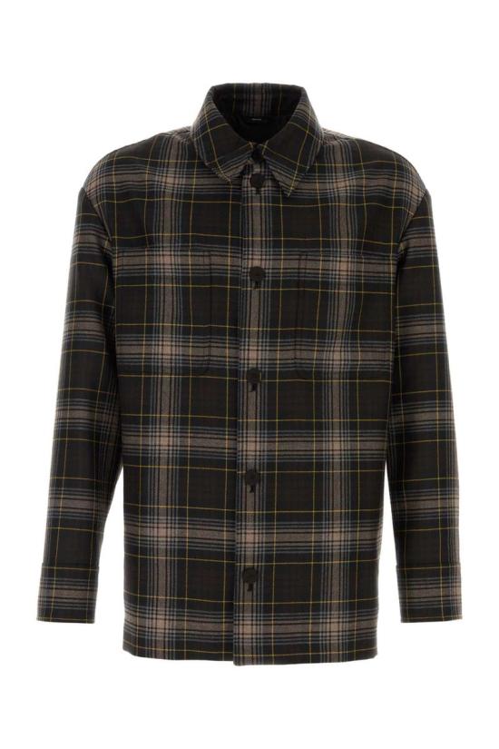  펜디 긴팔 셔츠 FW1307ATEE F1R0A CHECK