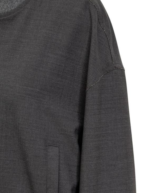 24FW 파비아나 필리피 봄버 자켓 GCD214F167I084 8180 GREY - FABIANA FILIPPI