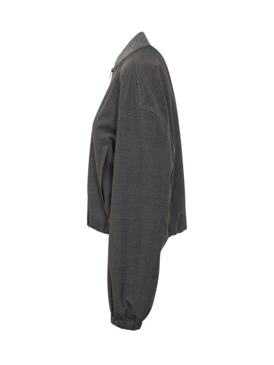 24FW 파비아나 필리피 봄버 자켓 GCD214F167I084 8180 GREY - FABIANA FILIPPI