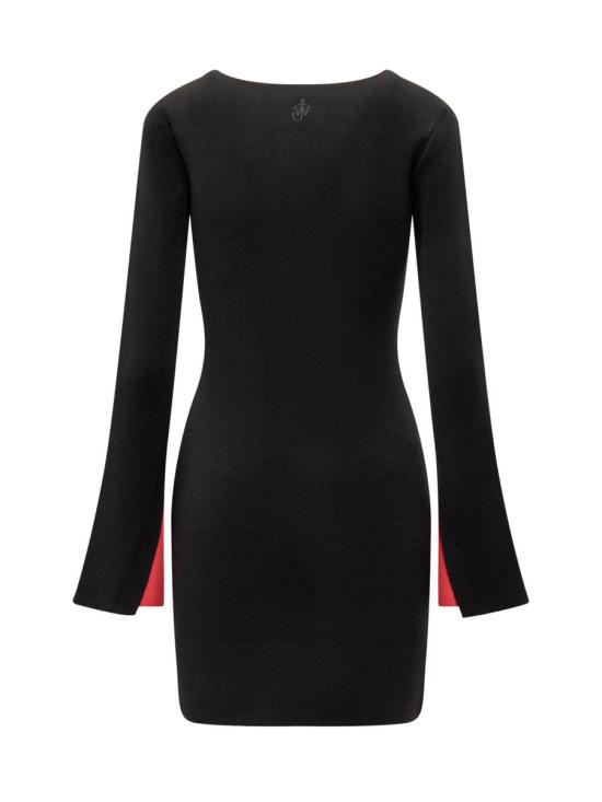 24FW JW앤더슨 원피스 KW1229YN0309 999 Black - JW ANDERSON