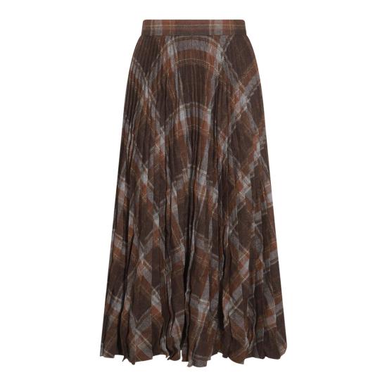 24FW 발렌시아가 스커트 808777TRT392135 BROWN