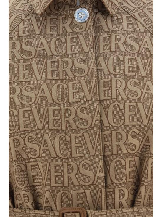  베르사체 트렌치 코트 10108831A033152N740 BROWN BEIGE - VERSACE