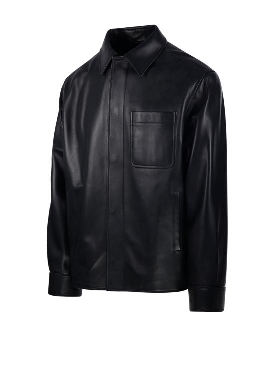 25FW 로에베 가죽 자켓 H526Y31L47 1100 BLACK - LOEWE