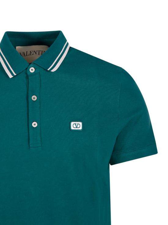 25FW 발렌티노 가라바니 폴로 티셔츠 7V3MH01KAQK CN3 DARKWOOD - VALENTINO GARAVANI