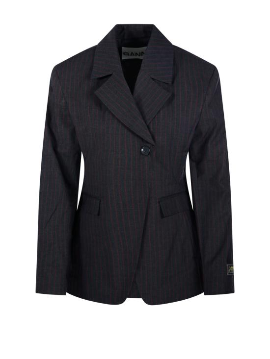 25FW 가니 수트 자켓 W0578 252 PHANTOM