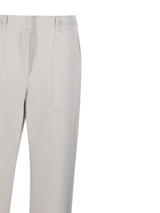 25FW 에스막스마라 스트레이트 팬츠 2529786011600 002 BIANCO AVORIO - 'S MAX MARA