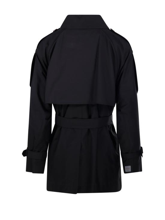 25FW 막스마라 더 큐브 카롤라인 숏 트렌치 코트 2529026044600 017 NERO - MAXMARA THE CUBE