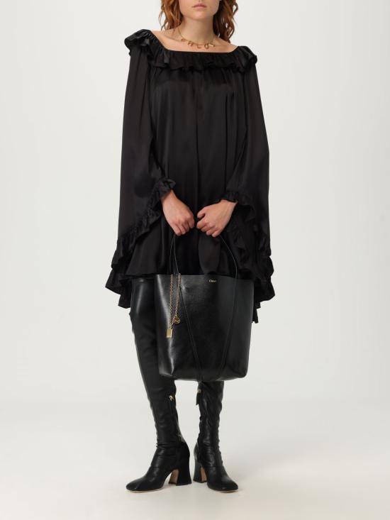 26SS 끌로에 숄더백 CHC25SS811N84 001 Black - CHLOE