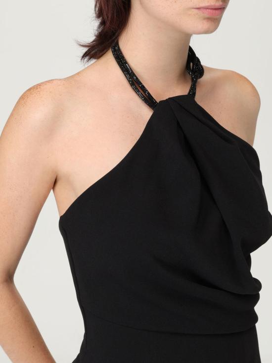 25FW 솔러스런던 롱 원피스 OS33015 BLACK JET Black - SOLACE LONDON