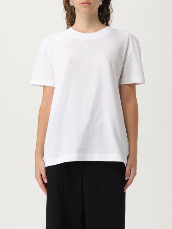 25FW 돌체앤가바나 반팔 티셔츠 F8V42ZGDC9C W0800 White