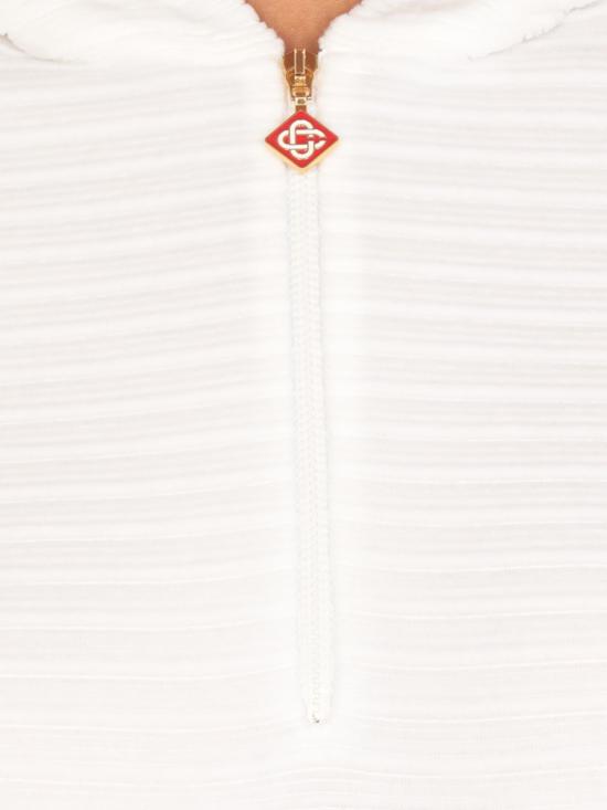 25SS 카사블랑카 스웨터 WS25JTP354 01 White - CASABLANCA