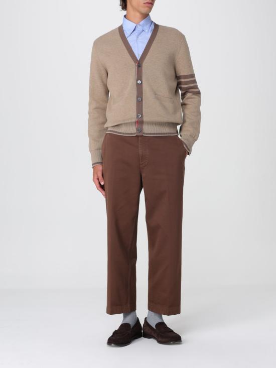25FW 톰브라운 스트레이트 팬츠 MTU335WF0576 210 Brown - THOM BROWNE