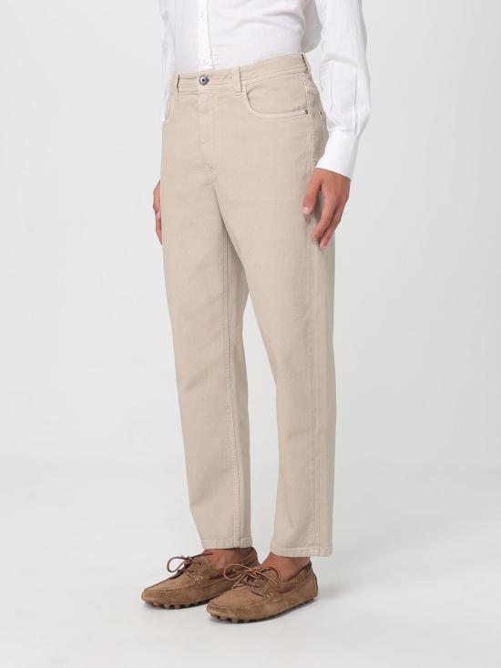 25FW 브루넬로 쿠치넬리 스트레이트 팬츠 MP057P5319 C4278 Grey - BRUNELLO CUCINELLI