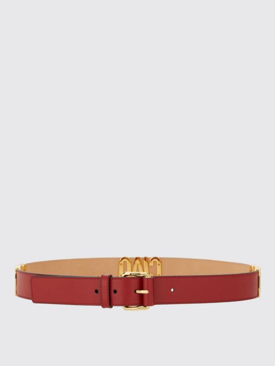 25SS 모스키노 레귤러 벨트 MC6002PP1MOI0 500 Red - MOSCHINO