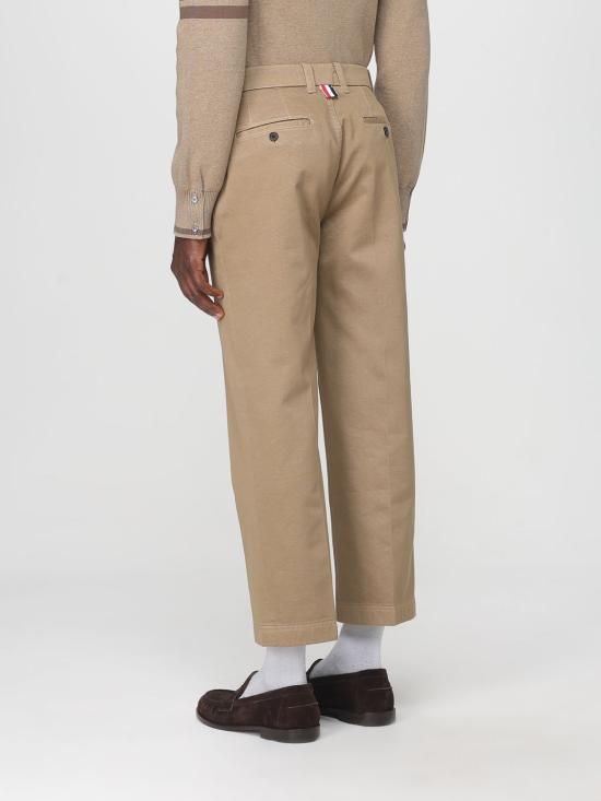 25FW 톰브라운 스트레이트 팬츠 MTU335WF0576 275 Beige - THOM BROWNE
