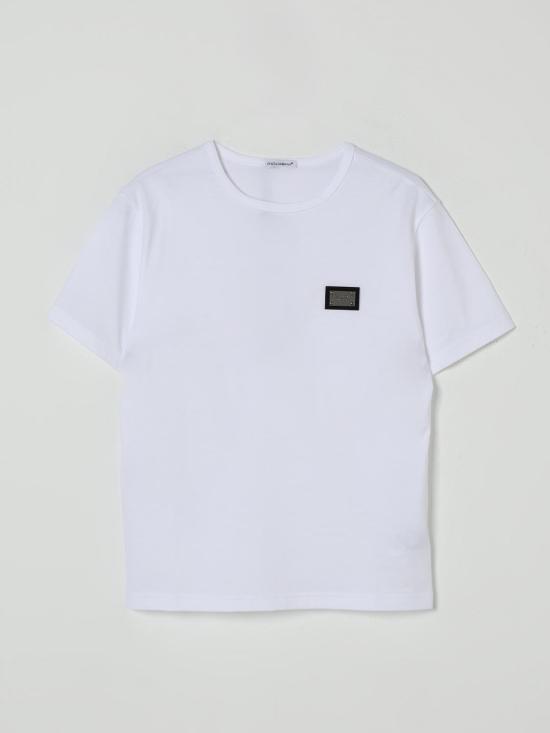 25FW [키즈] 돌체앤가바나 티셔츠 L4JT7TG7I2O W0800 White