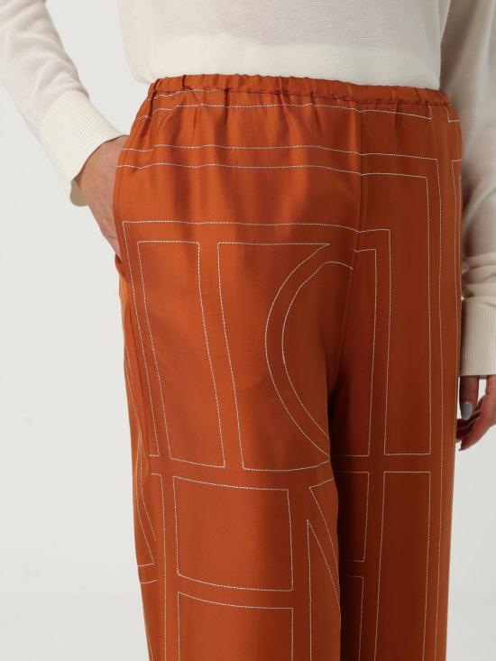 25FW 토템 팬츠 241WRB1092FB0089 161 Brown - TOTEME