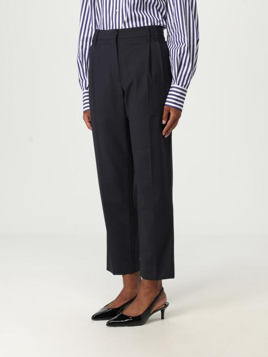 25FW 브루넬로 쿠치넬리 팬츠 MPW07P8308 C060 Blue - BRUNELLO CUCINELLI