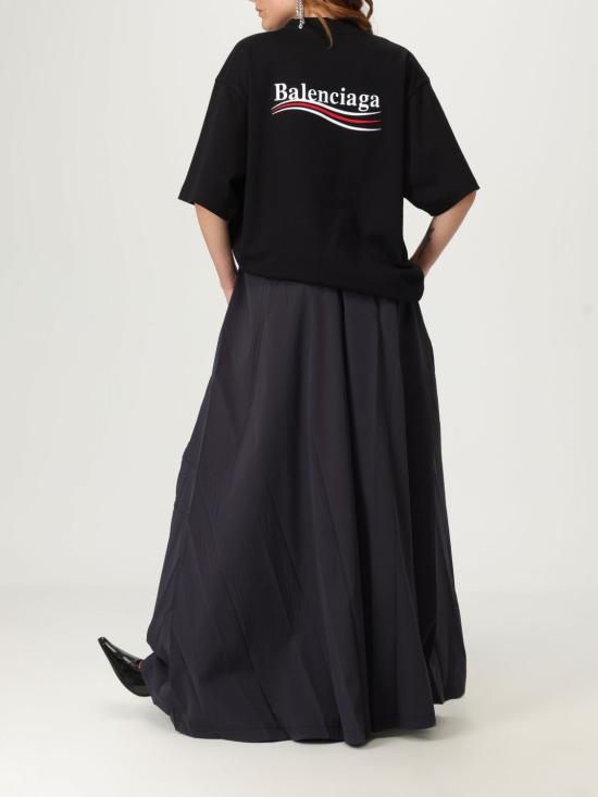 25FW 발렌시아가 롱 스커트 838764TRO31 1055 Black - BALENCIAGA