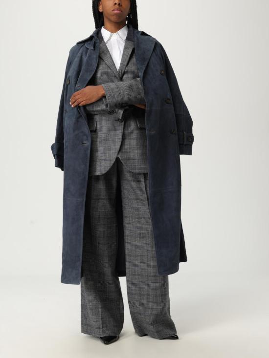 25FW 브루넬로 쿠치넬리 스트레이트 팬츠 MP522P8884 C4227 Blue - BRUNELLO CUCINELLI