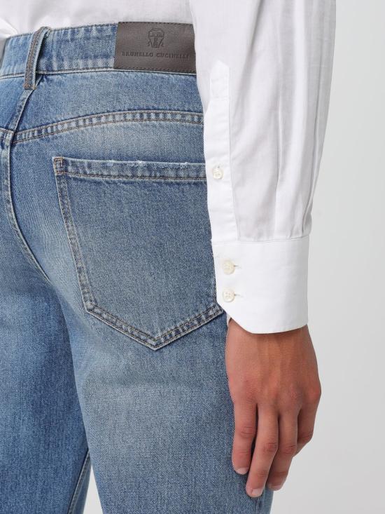 25FW 브루넬로 쿠치넬리 데님 팬츠 MP095P5758 C9012 Blue - BRUNELLO CUCINELLI