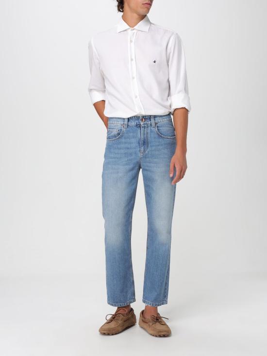 25FW 브루넬로 쿠치넬리 데님 팬츠 MP095P5758 C9012 Blue - BRUNELLO CUCINELLI