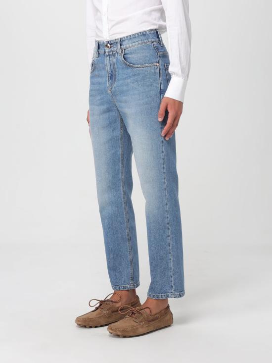 25FW 브루넬로 쿠치넬리 데님 팬츠 MP095P5758 C9012 Blue - BRUNELLO CUCINELLI