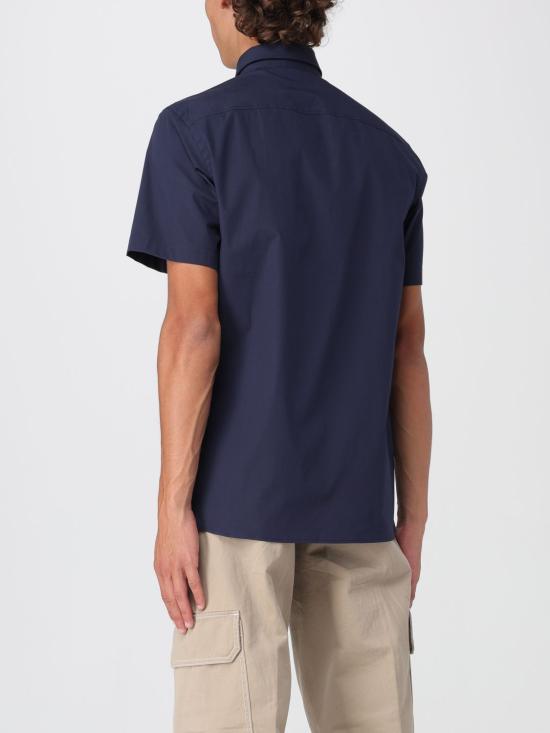 25FW 버버리 스트레치 코튼 셔츠  8079595 Navy - BURBERRY