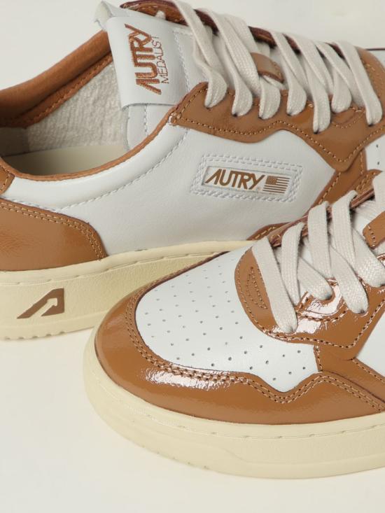 25FW 오트리 메달리스트 로우 스니커즈 AULW RT02 Brown - AUTRY