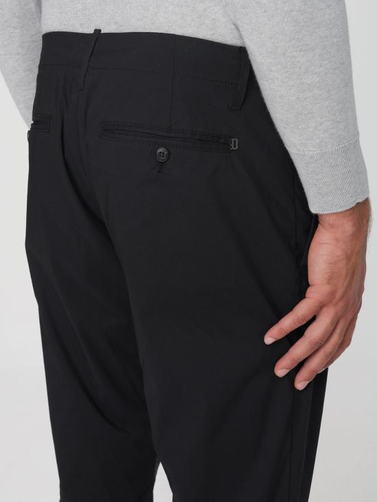 25FW 돈답 스트레이트 팬츠 UP630PS0020U002 999 Black - DONDUP