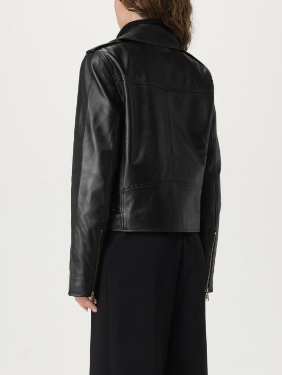 25FW 마이클 코어스 가죽 자켓 MT520IE8RK 001 Black - MICHAEL KORS