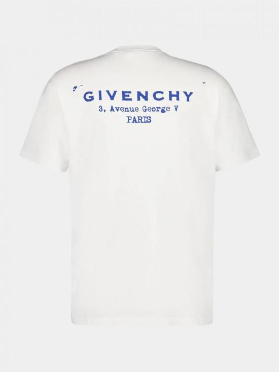 25FW 지방시 반팔 티셔츠 BM71NK3YRJ 100 White - GIVENCHY