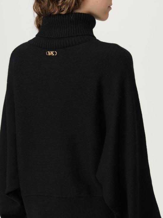 25FW 마이클 코어스 터틀넥 MT5617UF2G 001 Black - MICHAEL KORS