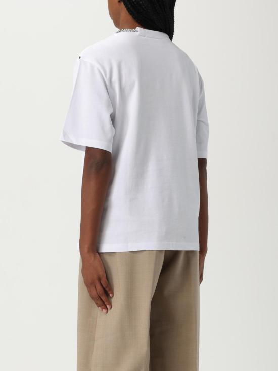 25FW 스포트막스 반팔 티셔츠 2522946025600 001 White - SPORTMAX